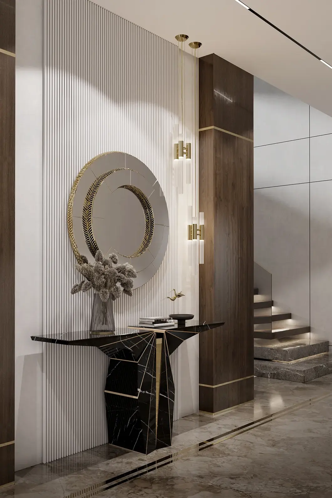 Candeeiro suspenso cascata