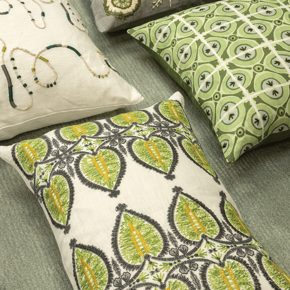 Almofada Montacute Sage 60 × 40