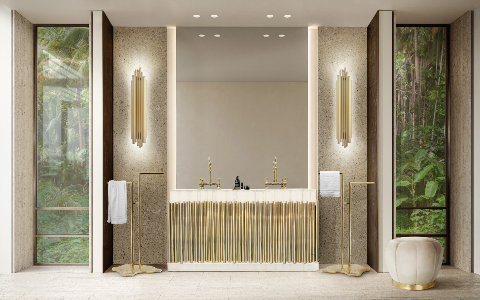 Suporte para toalhas Aurora