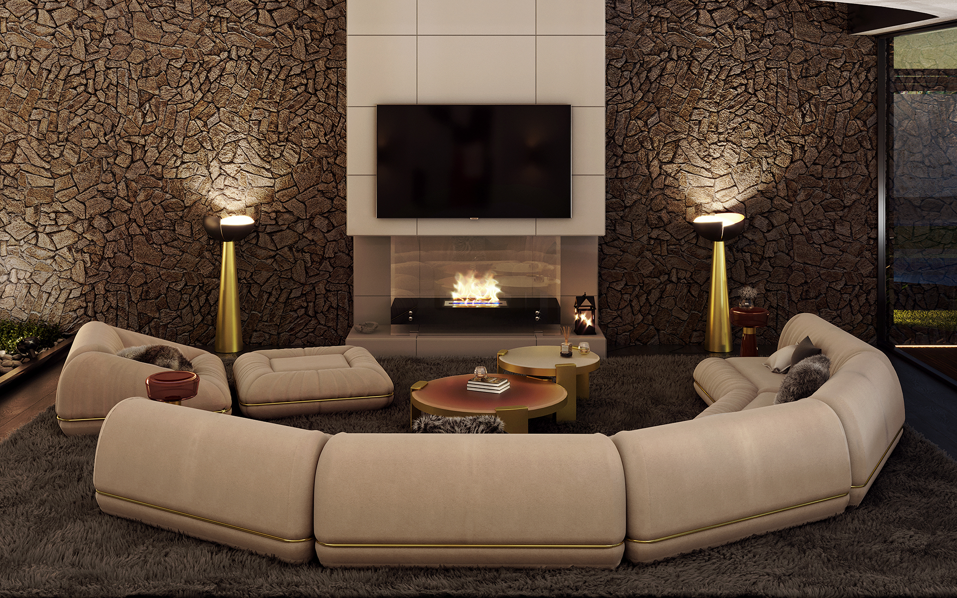 Candeeiro de pé ilusão - 11