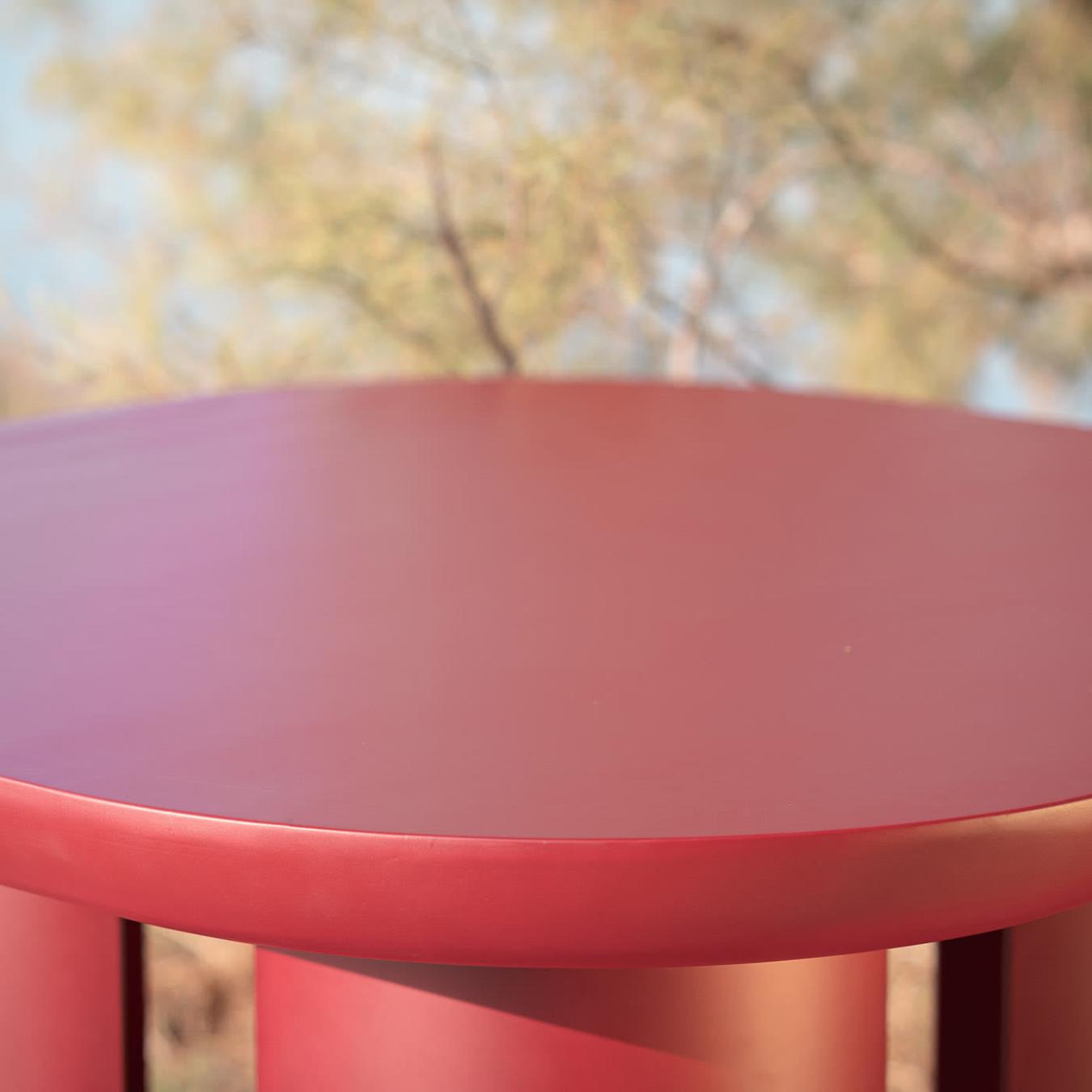 Mesa de Jantar Vermelha