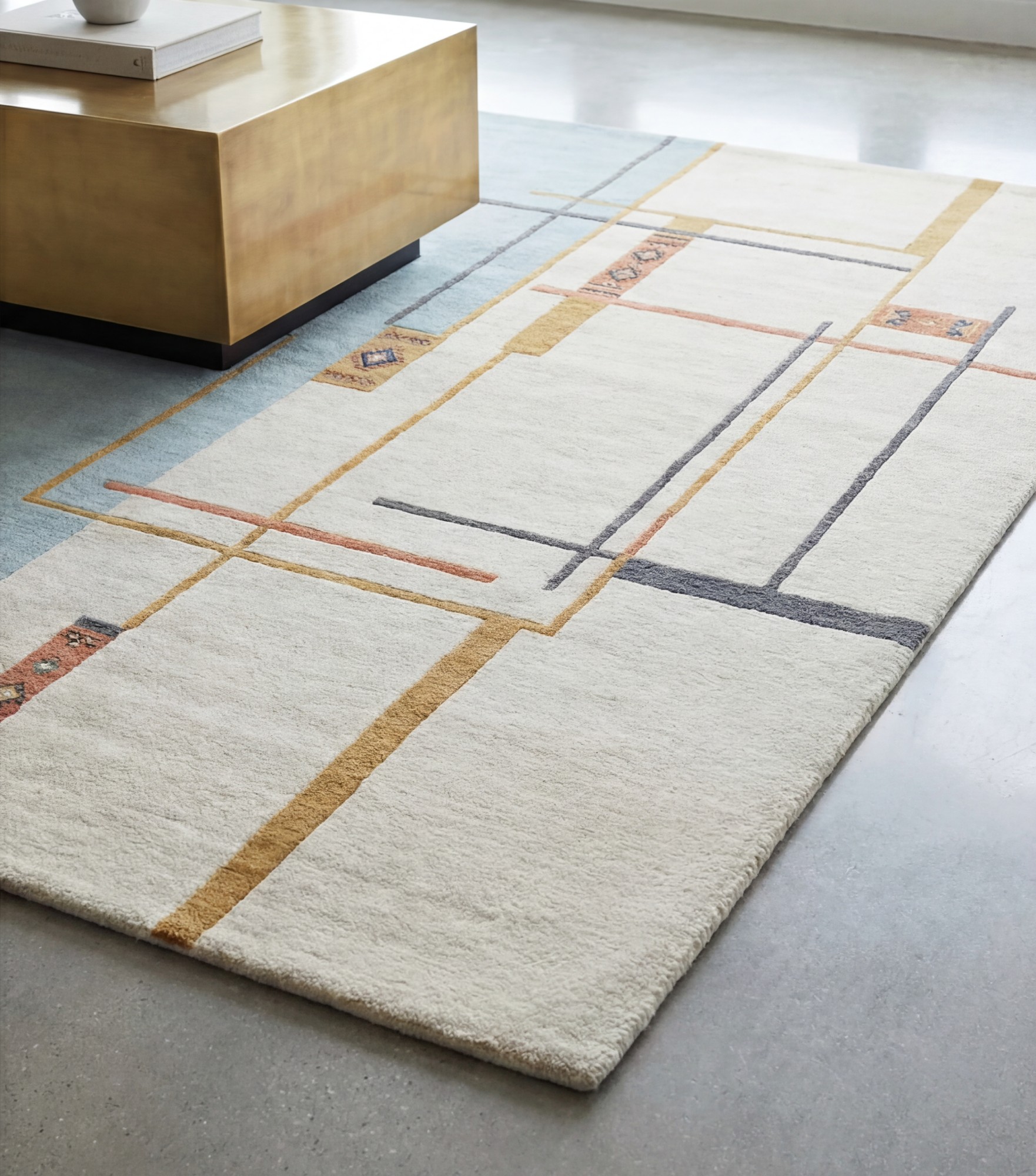 Tapete Linear Atlas Neutral