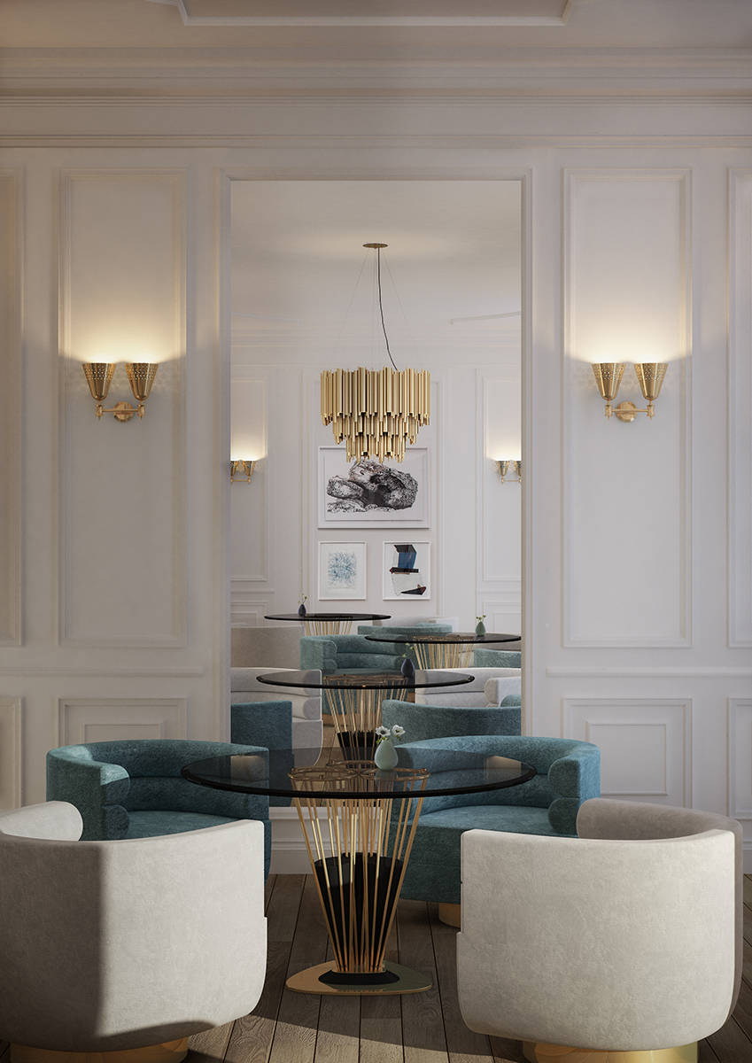 Candeeiro de parede Charles