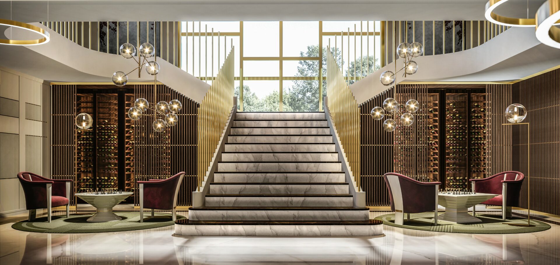 Mesa de Xadrez Retrátil Scaccomatto