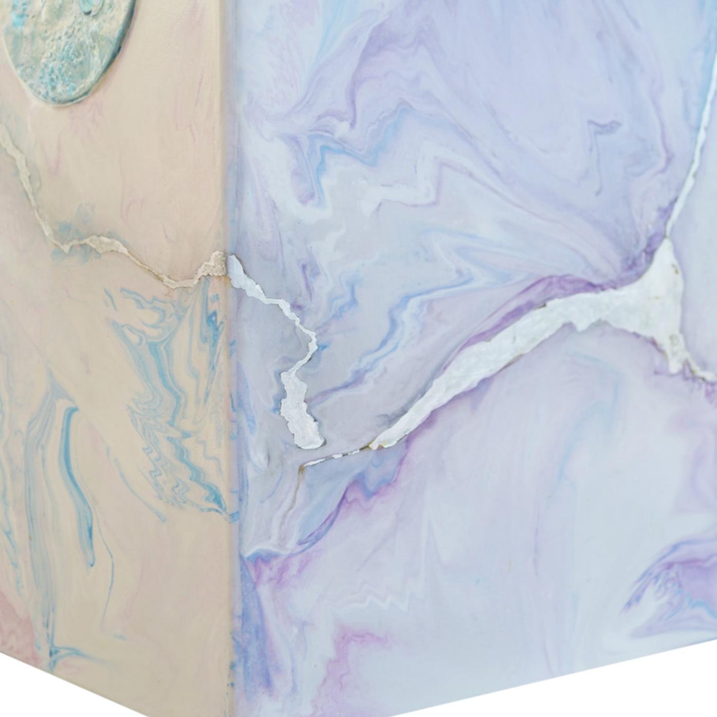 Mesa de Apoio Azul e Rosa