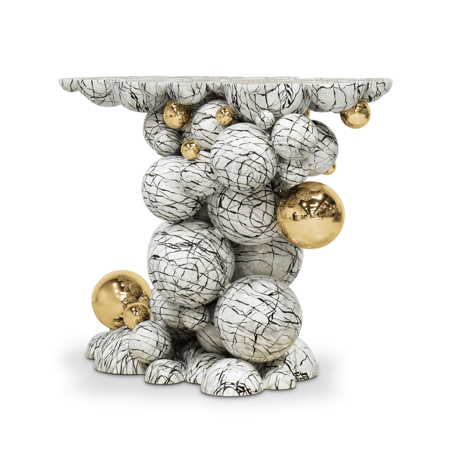 Consola Orbit Falso-mármore