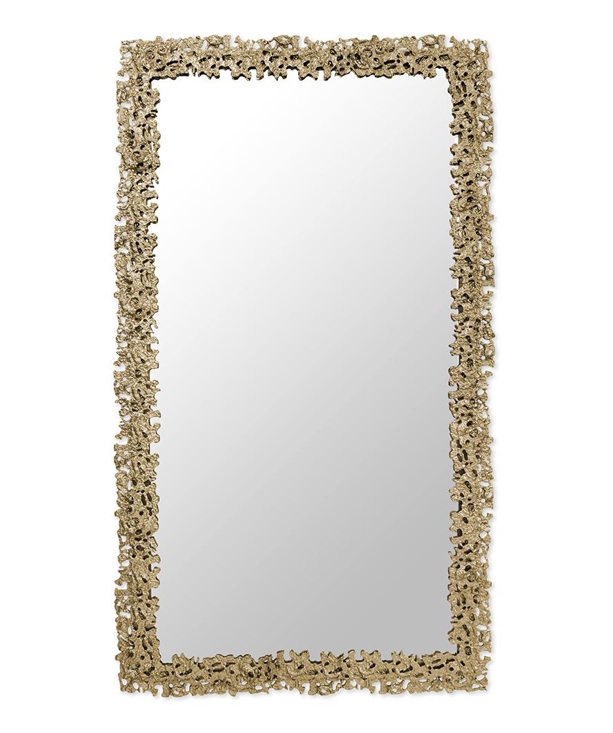 Espelho retângulo fluxo vulcão