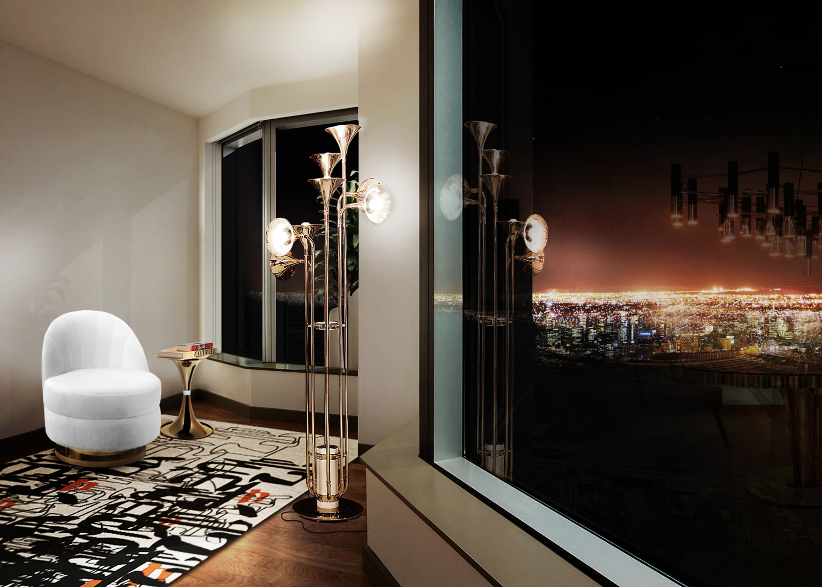 Candeeiro de pé Maestro - 1