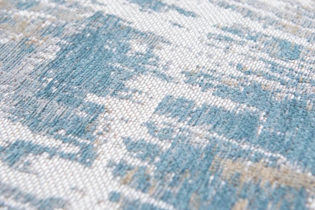 Tapete 8718 Long Island Azul Redondo | Tamanho: Ø 140 cm