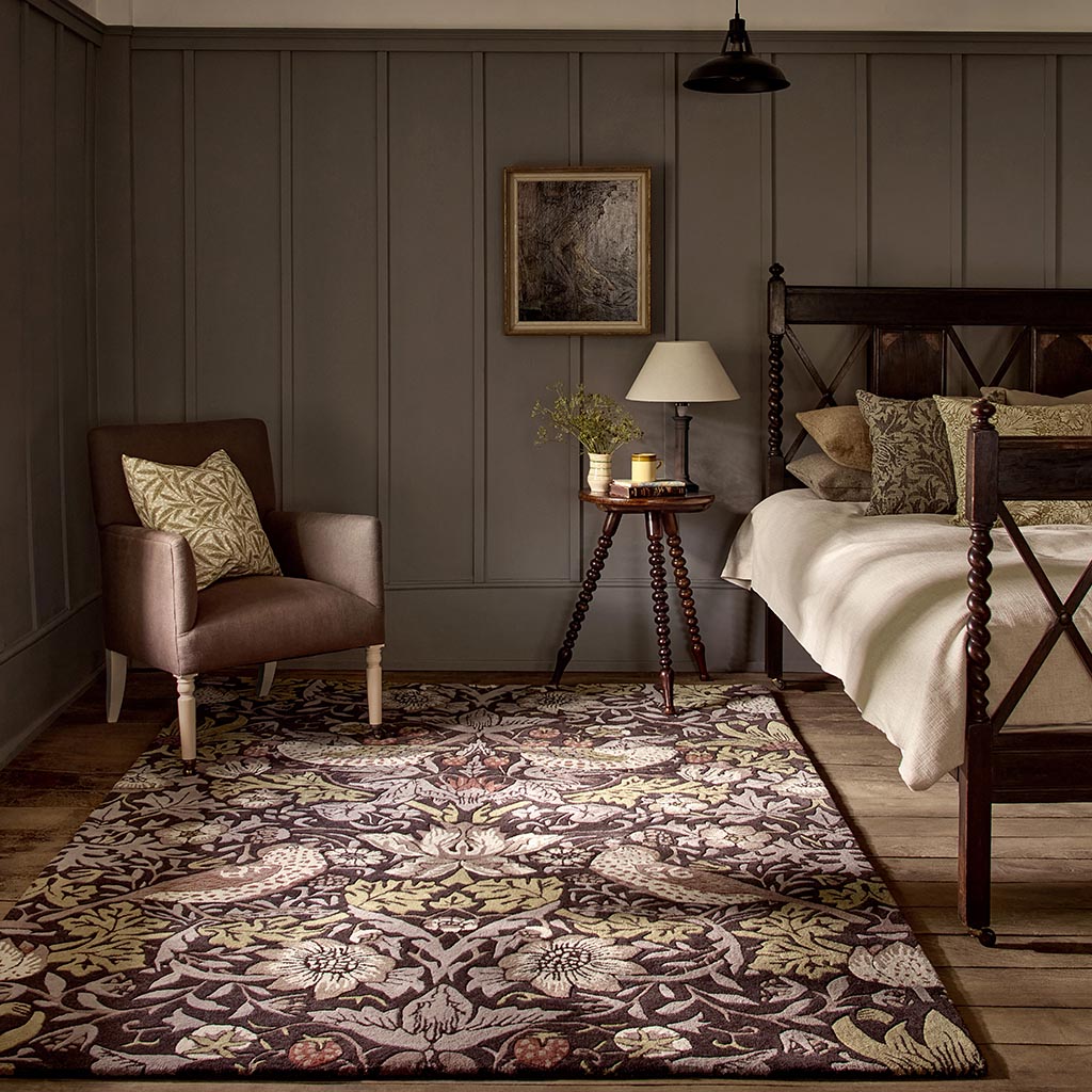 Tapete Strawberry Thief Grape