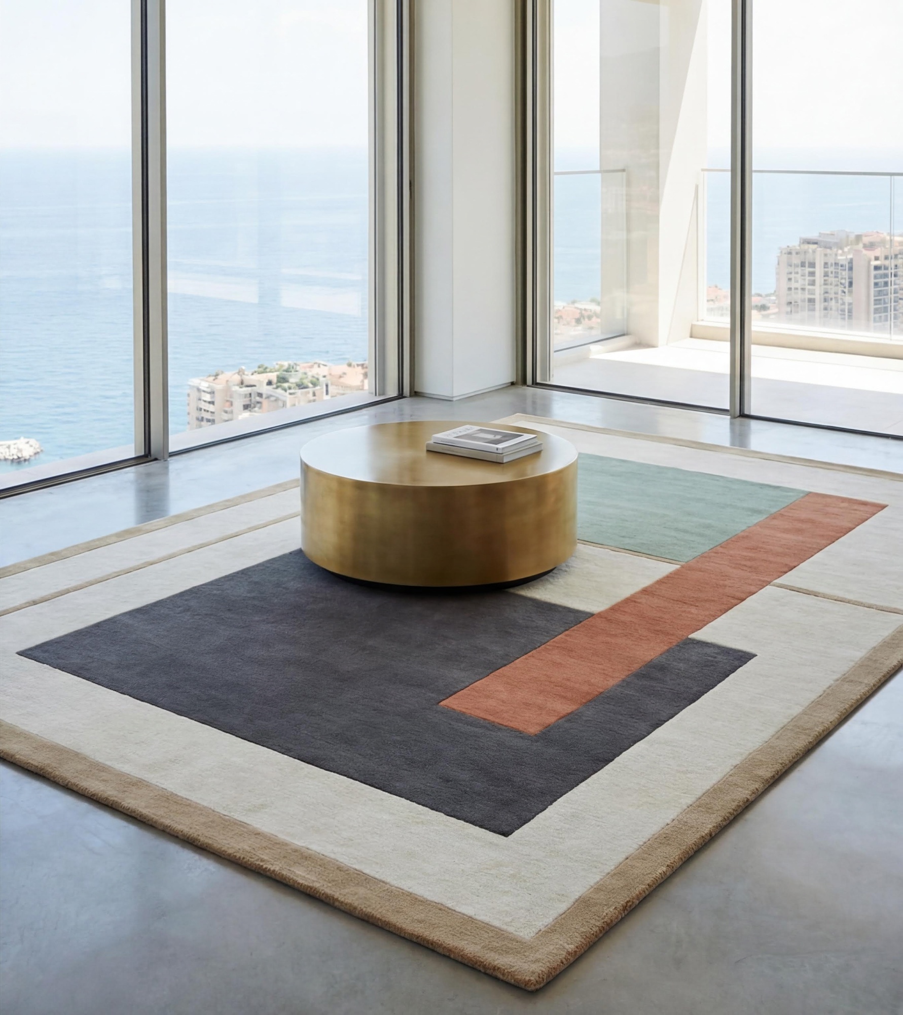 Tapete Geometric Block Forest