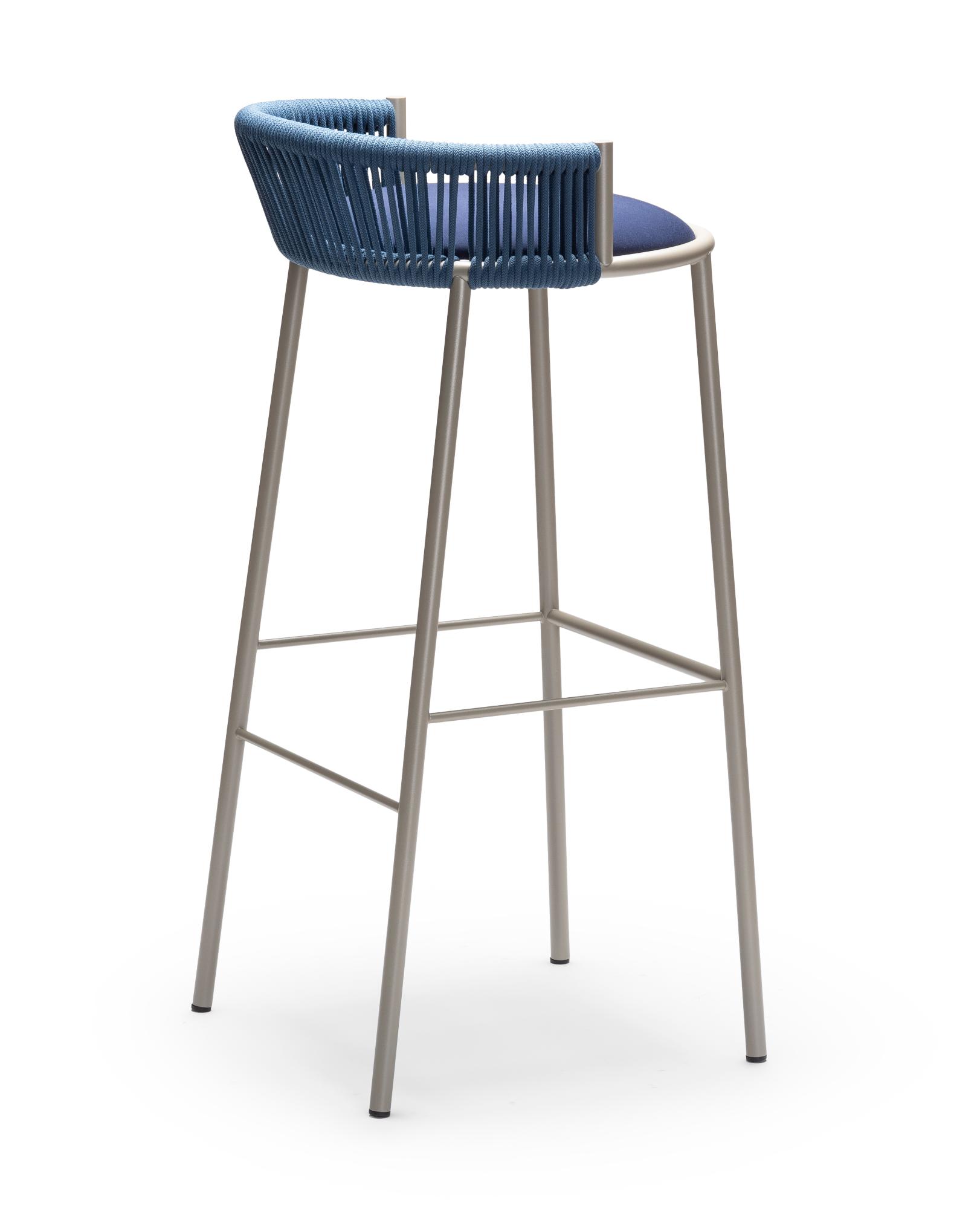 Banco de Bar para Exterior Millie SG-80 Azul