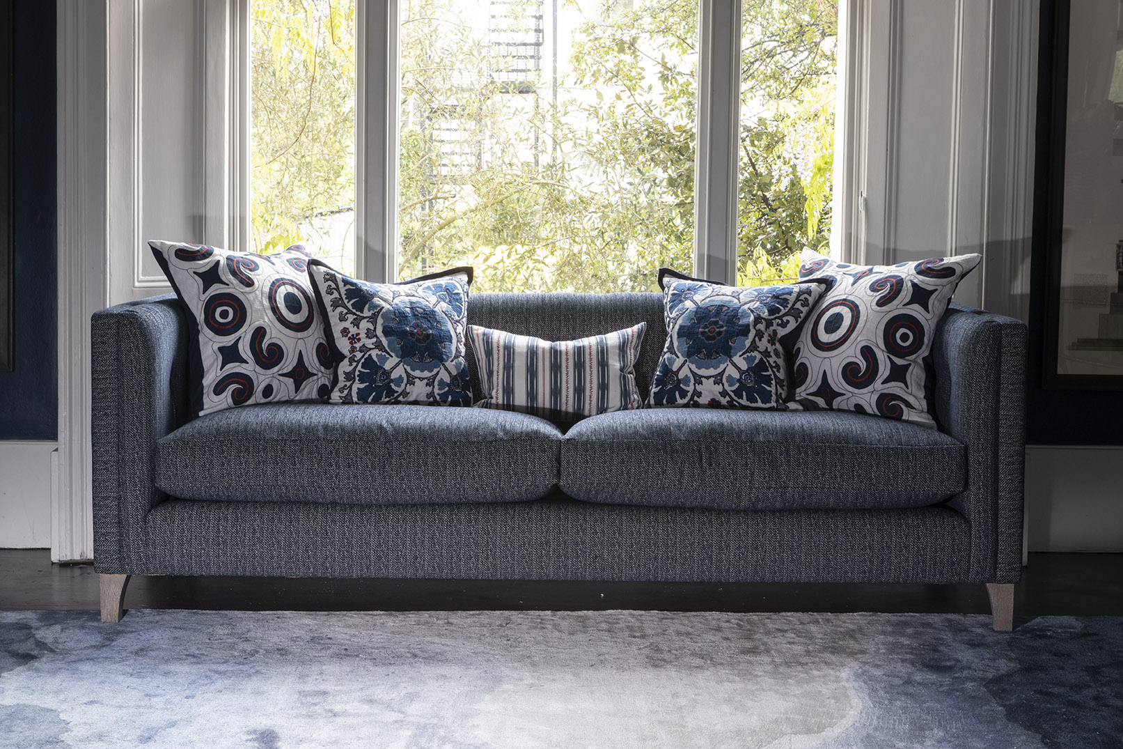 Almofada Alexi Indigo 50 × 50