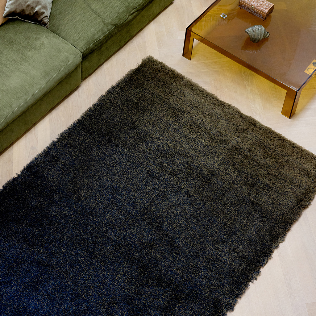 Tapete Shade High Latão/Anil | Tamanho: 170 × 240 cm