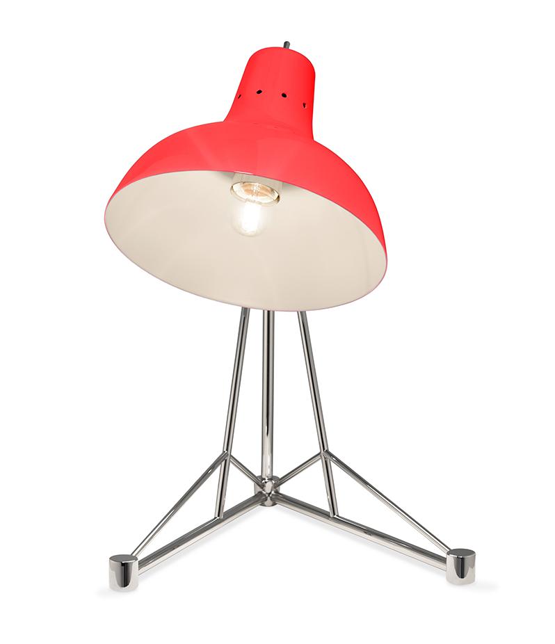 Candeeiro de secretária Celestia vermelho