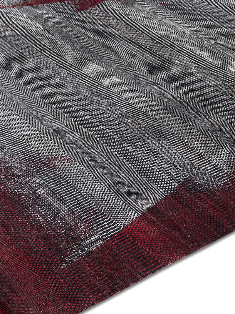 Tapete Red Wood Feito à Mão