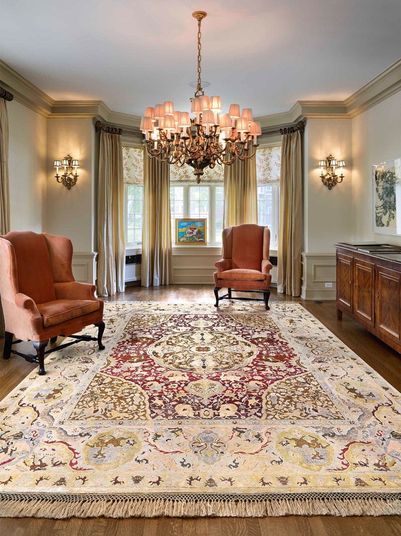 Tapete Gold Luxury Feito à Mão