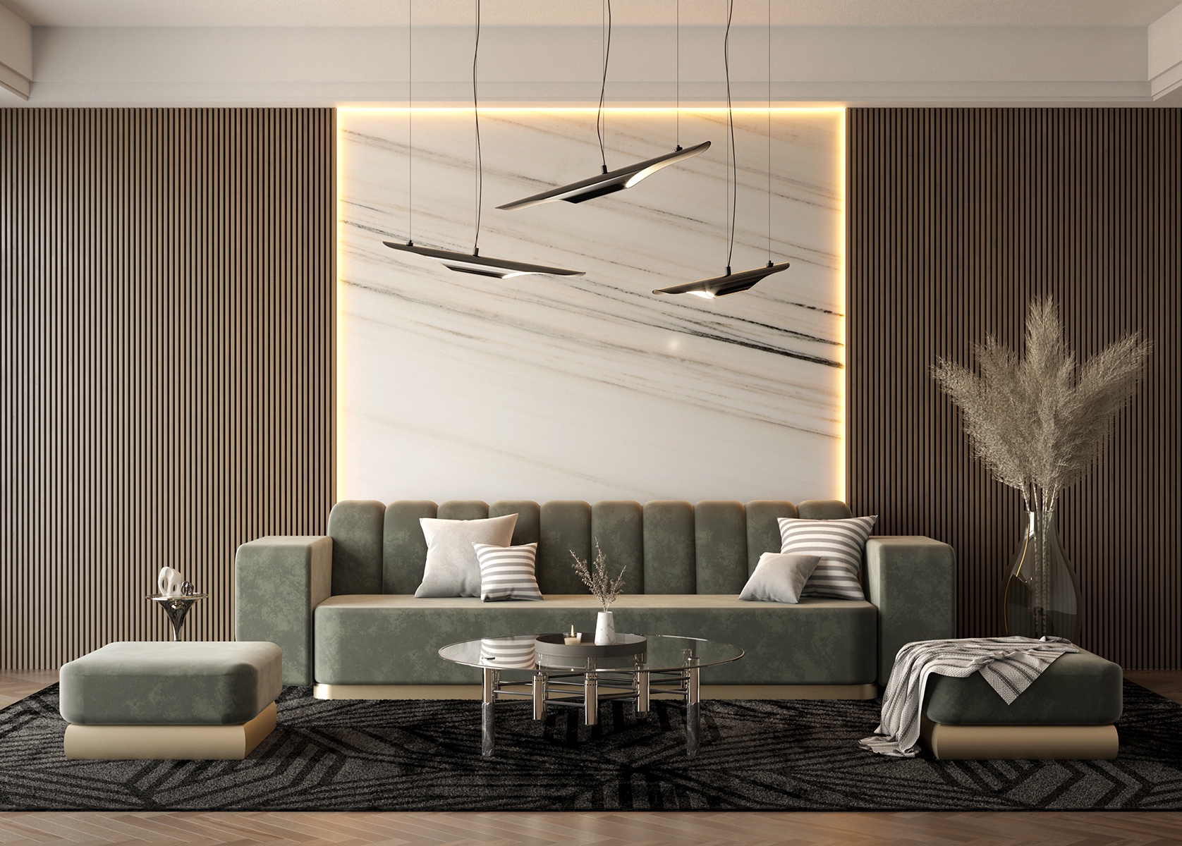 Candeeiro suspenso tom profundo - 14