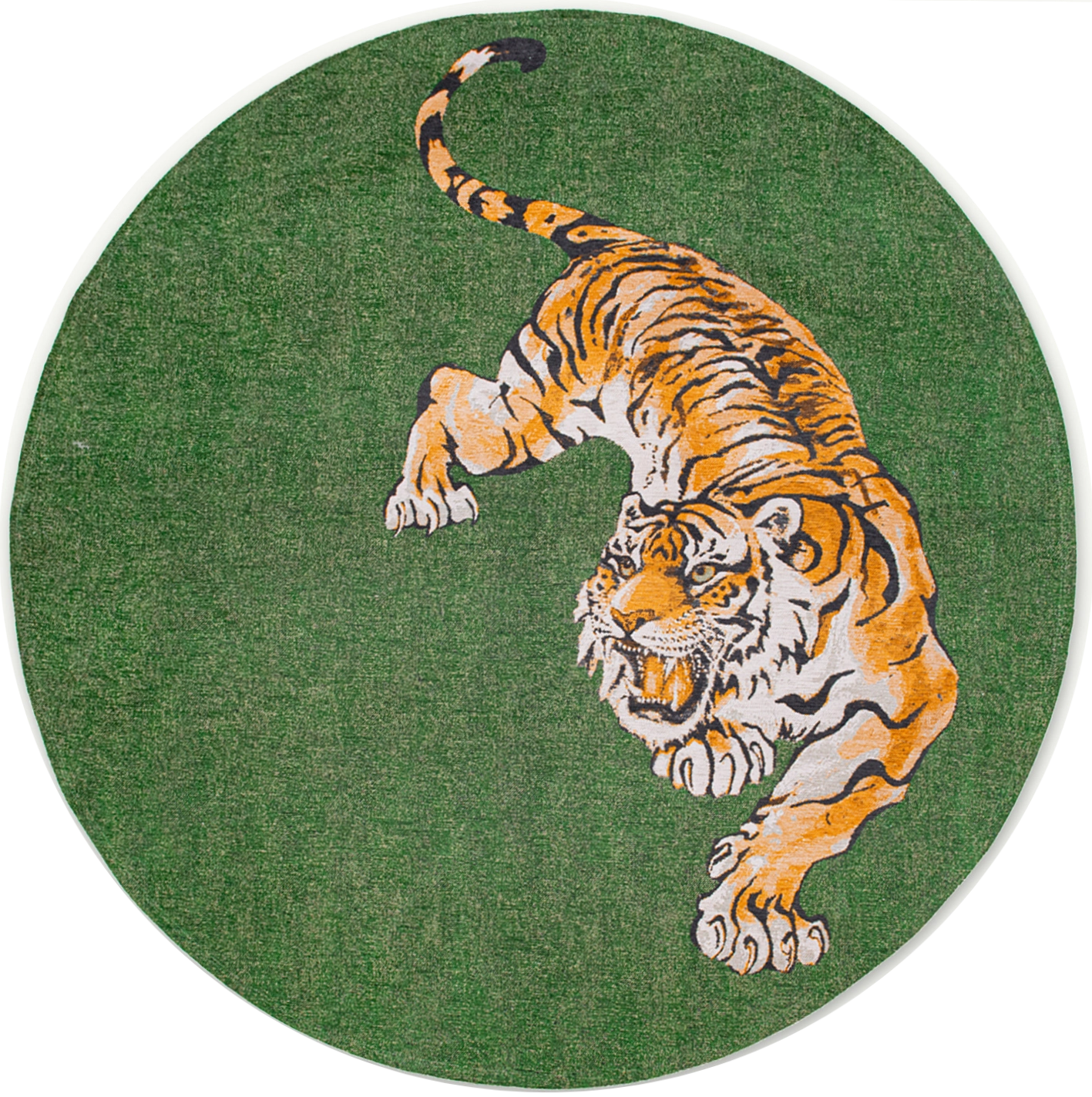 Tapete Green On Fire 9388 Redondo | Tamanho: Ø 240 cm