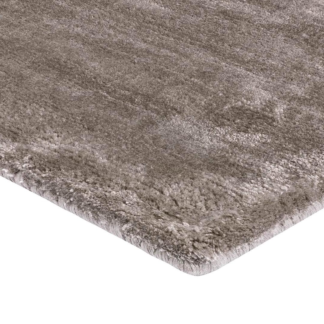 Tapete Luxuoso Liso Cinzento