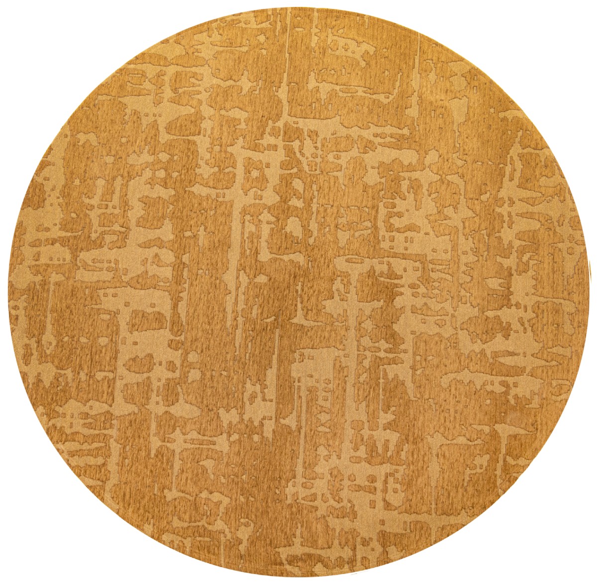 Tapete Madagascar Dourado 9201 Redondo | Tamanho: Ø 140 cm