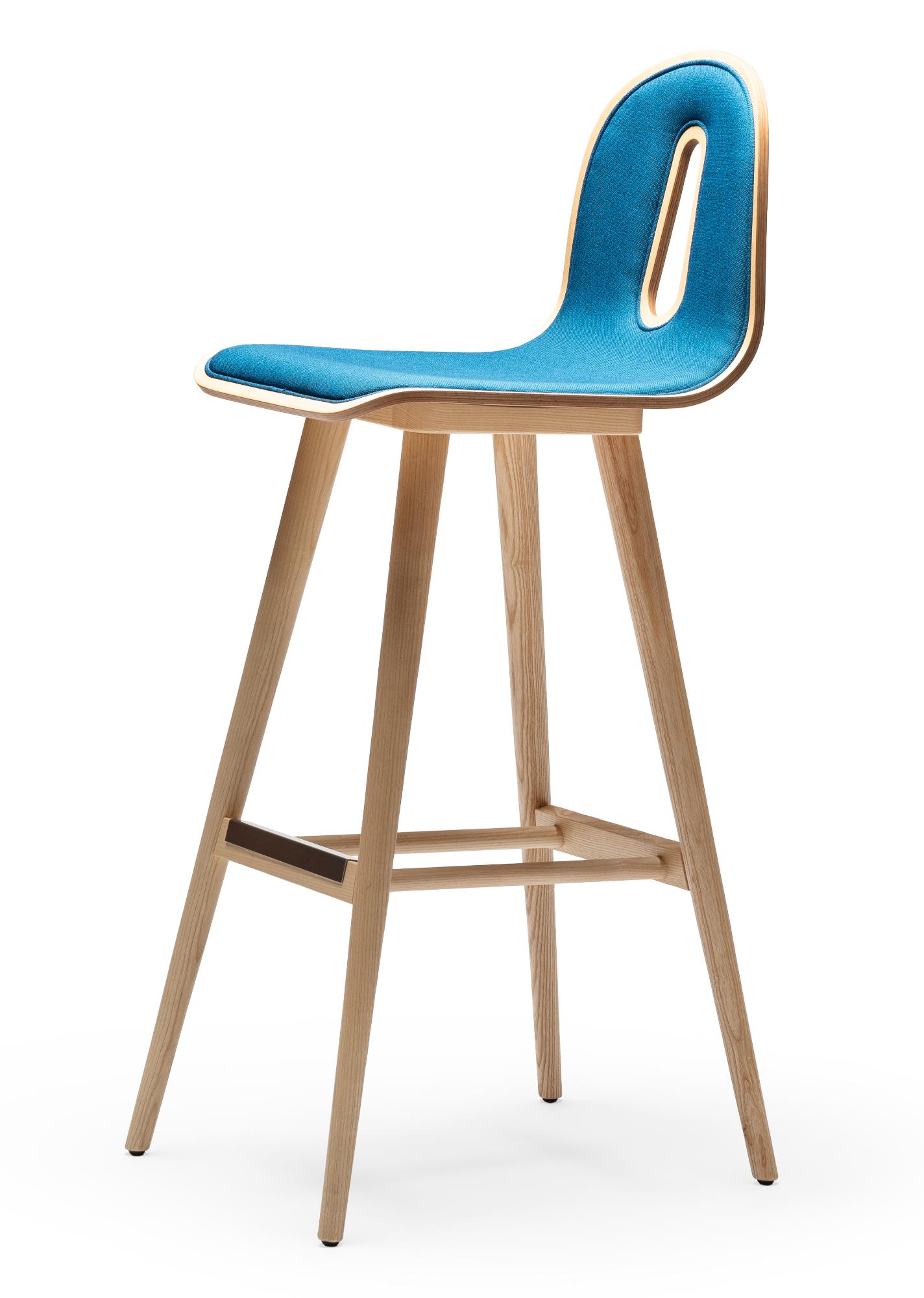 Banco de Bar Gotham Woody SG-80-I Azul