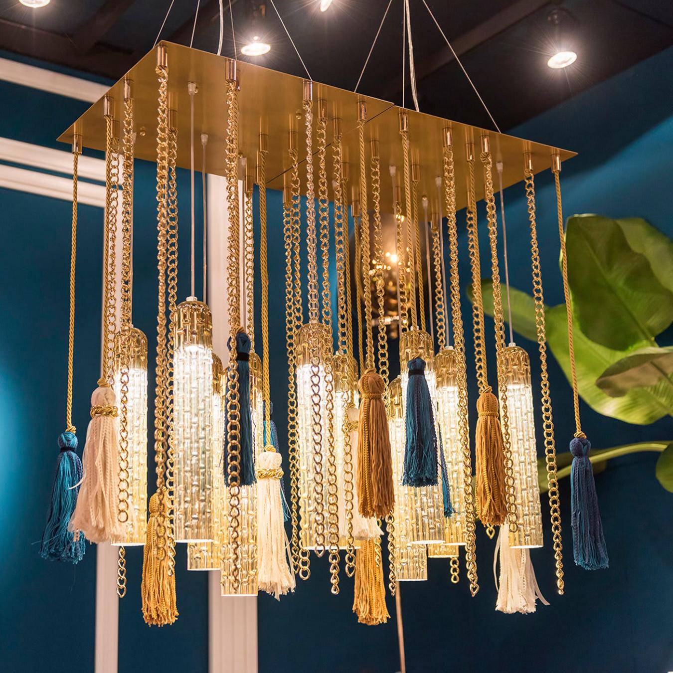 Lustre em Vidro de Murano Artesanal