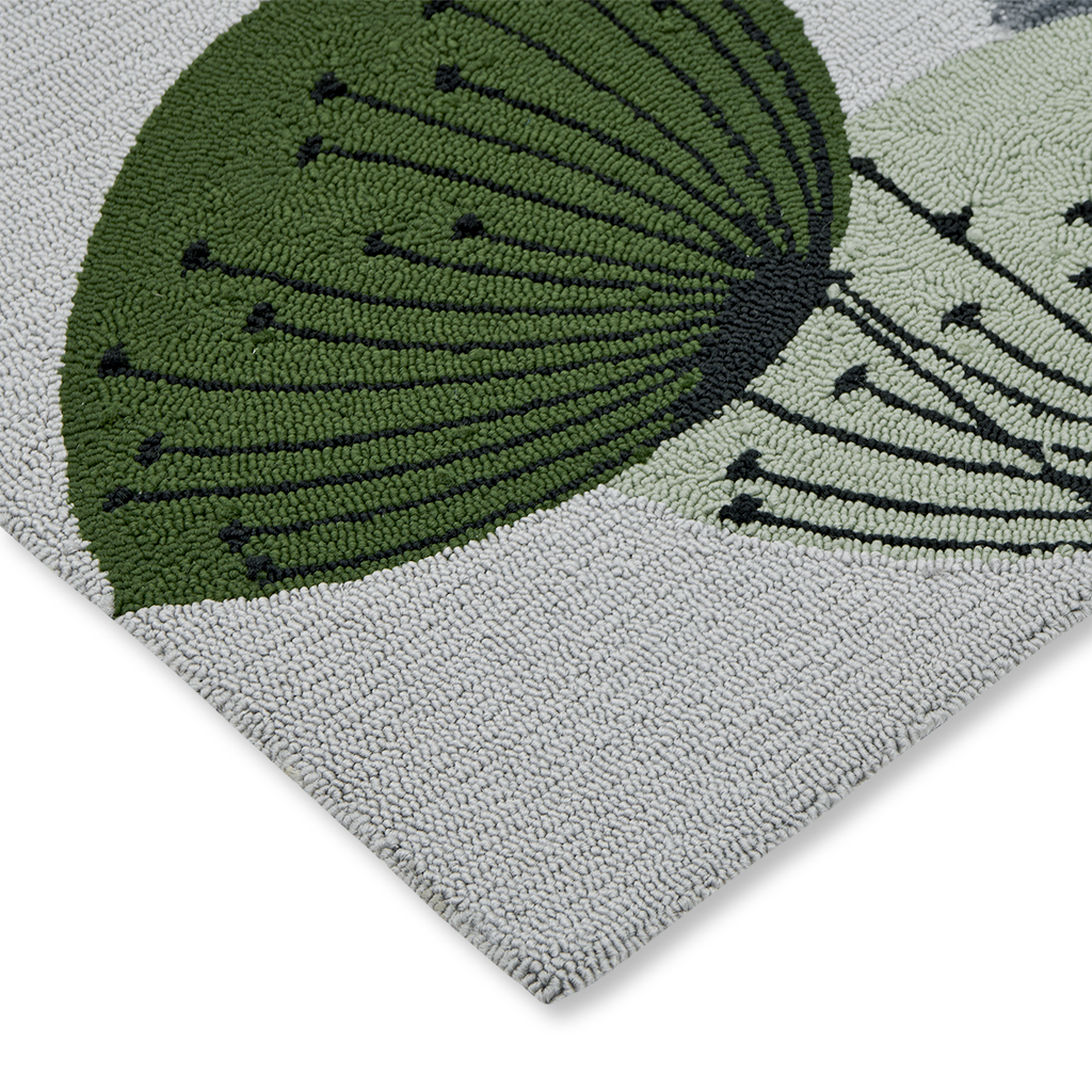 Tapete Exterior Dand. Clocks Verde Botânico | Tamanho: 250 × 350 cm