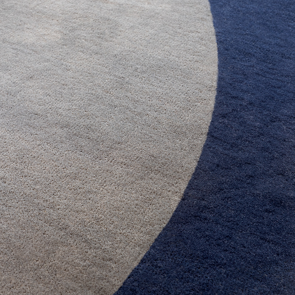 Tapete Element Arp Azul | Tamanho: 233 × 255 cm Tapete Element Arp Azul | Tamanho: 233 × 255 cm