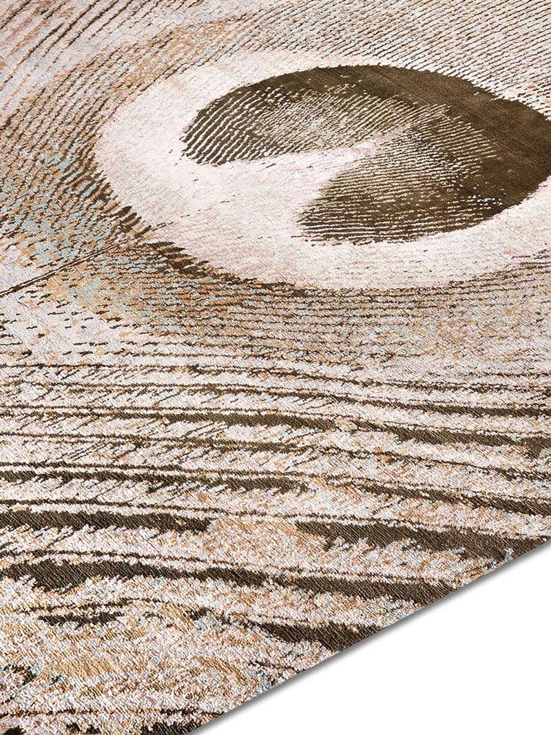 Tapete Feathers Feito à Mão Luxury