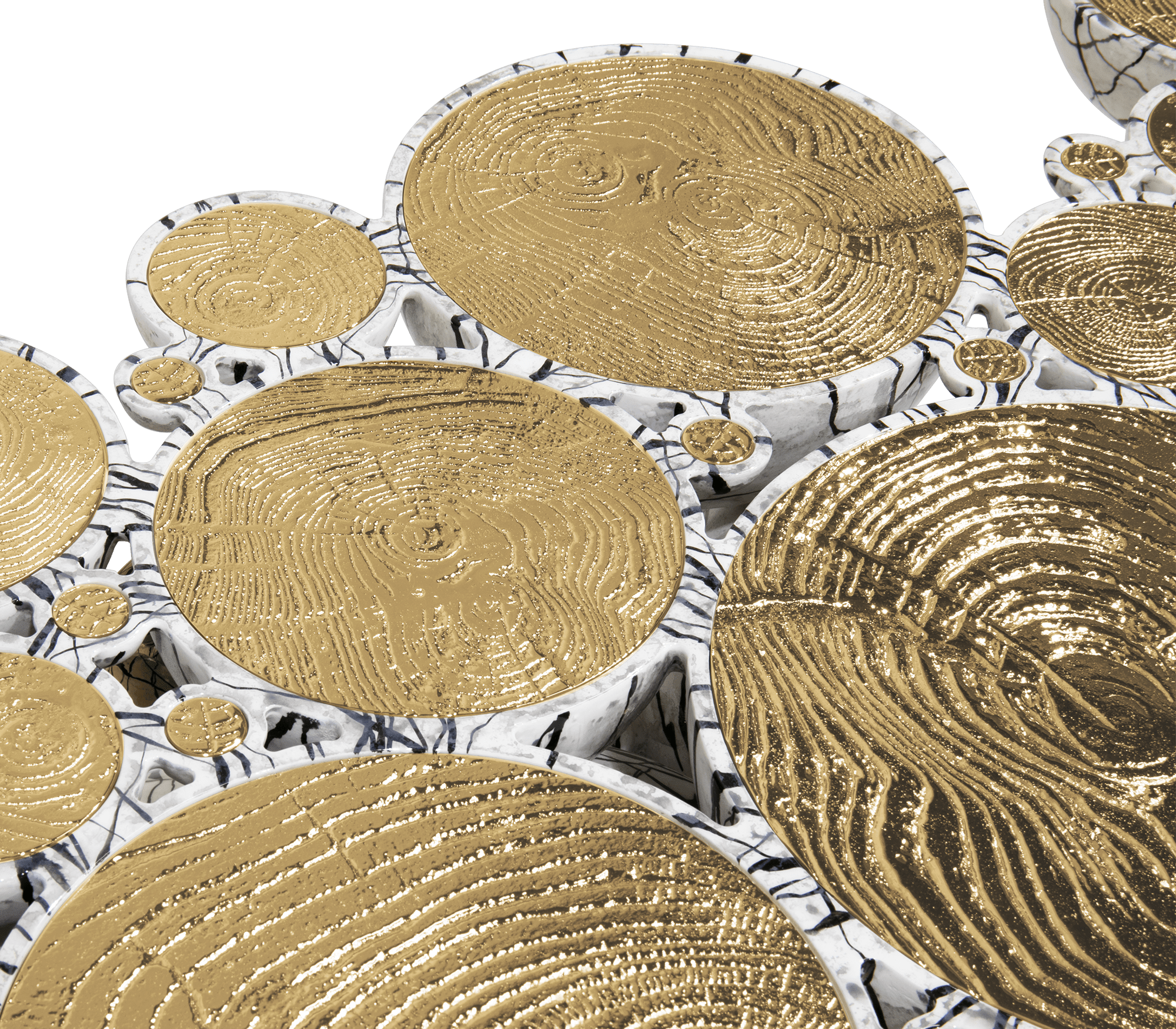 Consola Orbit Falso-mármore