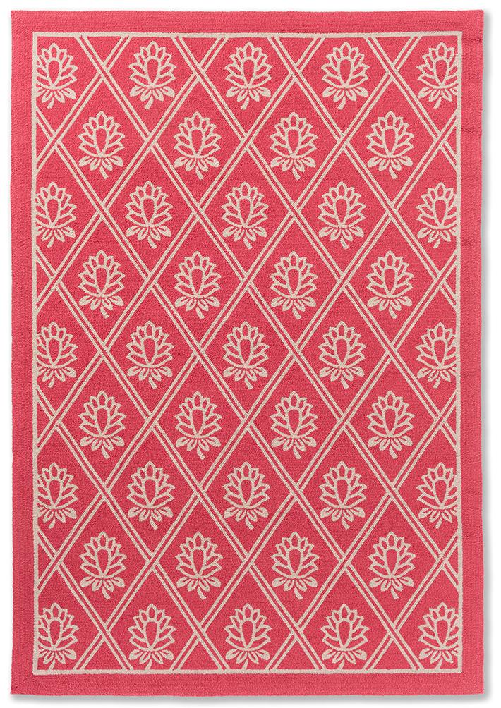 Tapete Exterior LA Porchester Vermelho Papoila | Tamanho: 250 × 350 cm