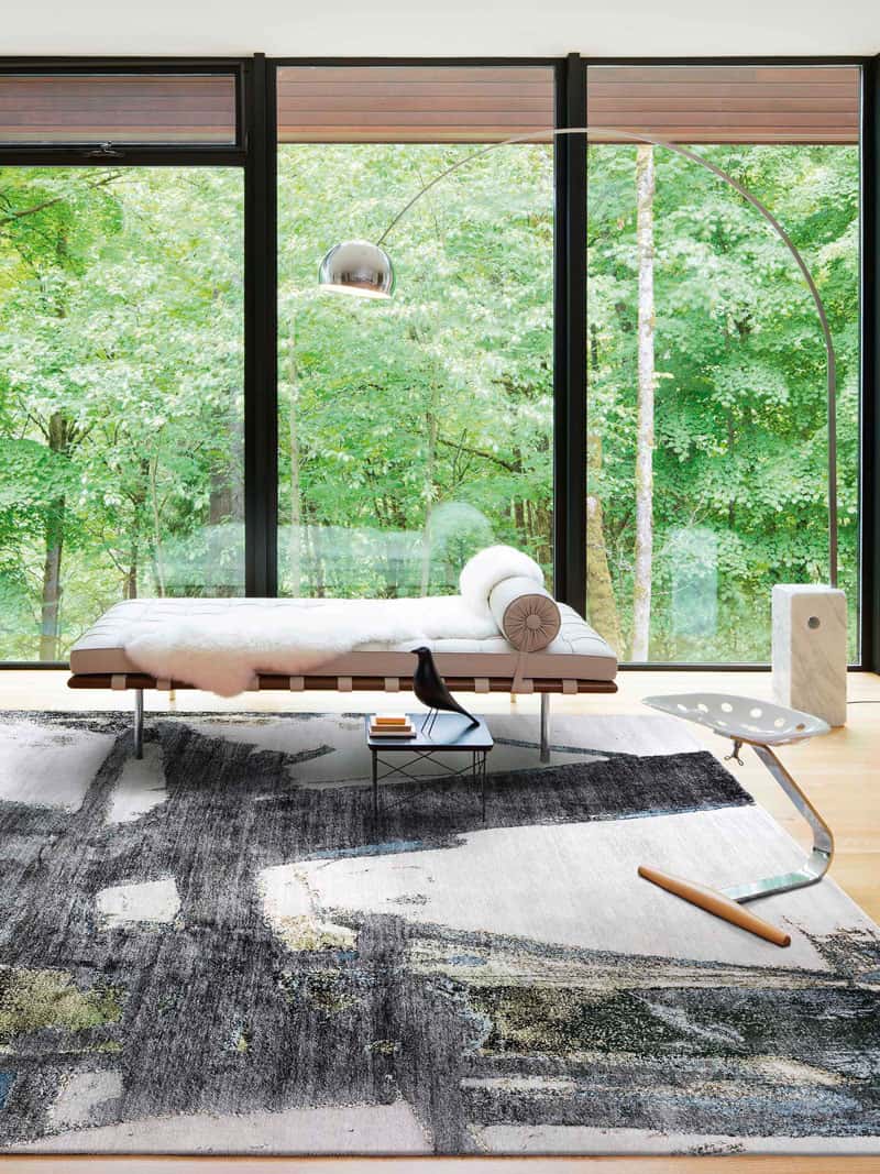 Tapete Green Rust Tecido à Mão