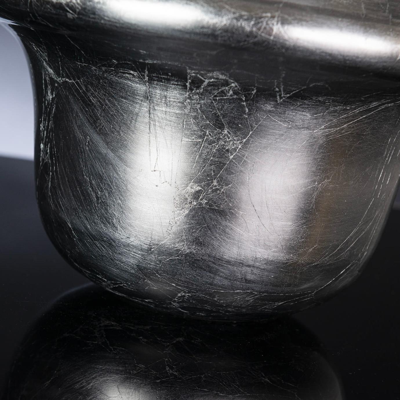 Taça com Folha de Prata