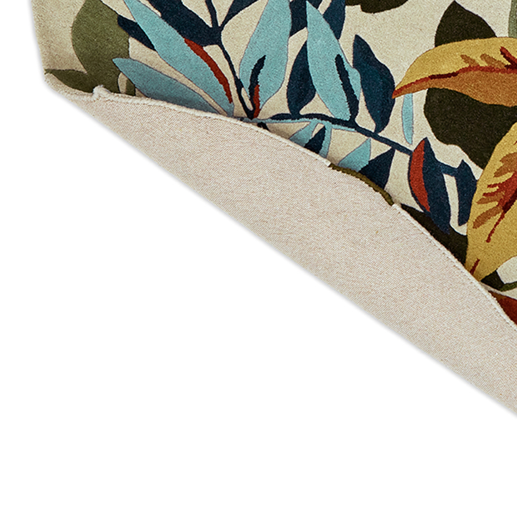 Tapete Redondo Robin's Wood Castanho Ferrugem