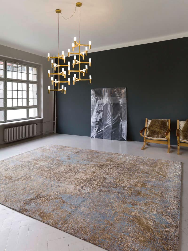 Tapete Ferahan Splash Tecido à Mão