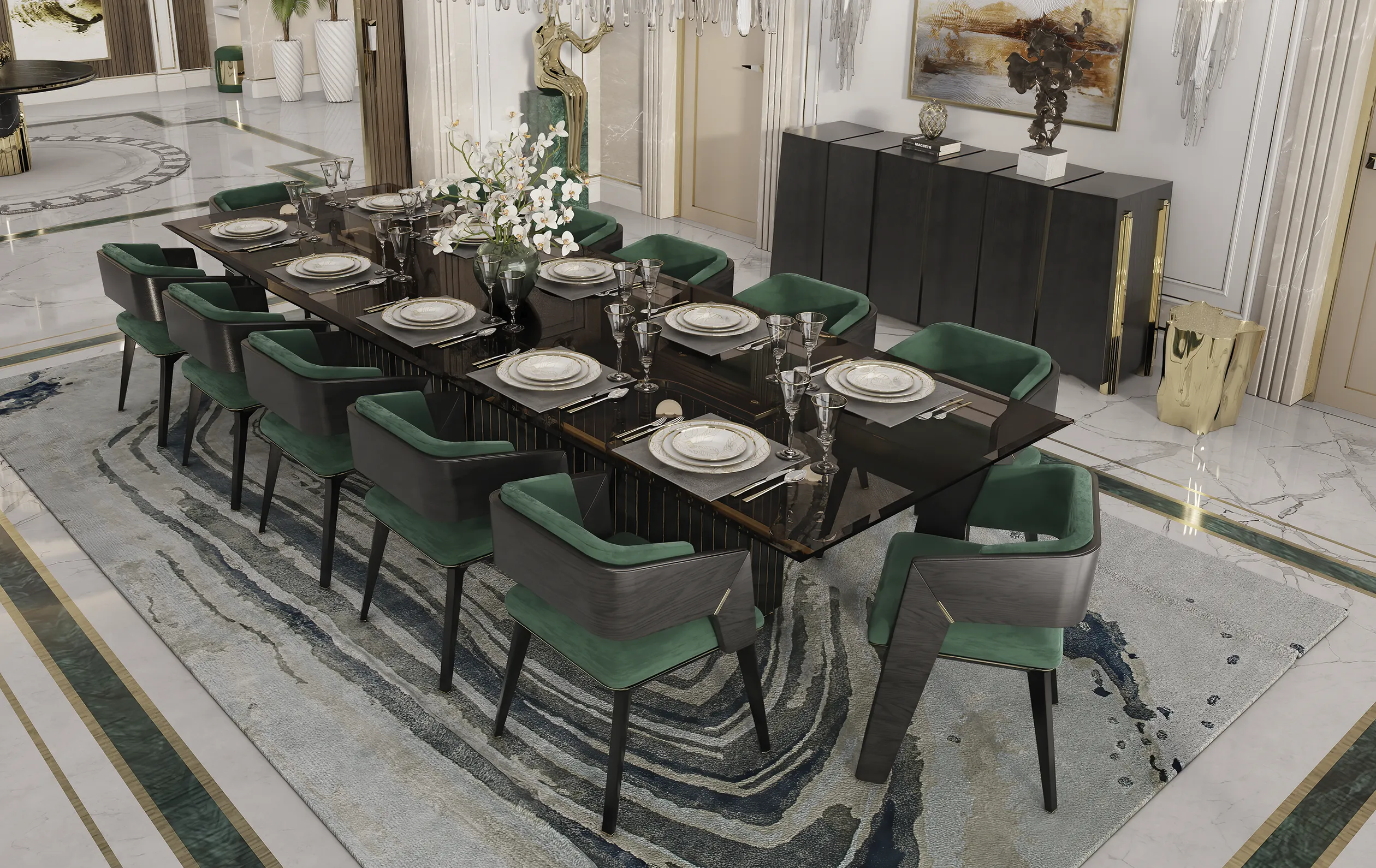 Mesa de Jantar Mirage - 1