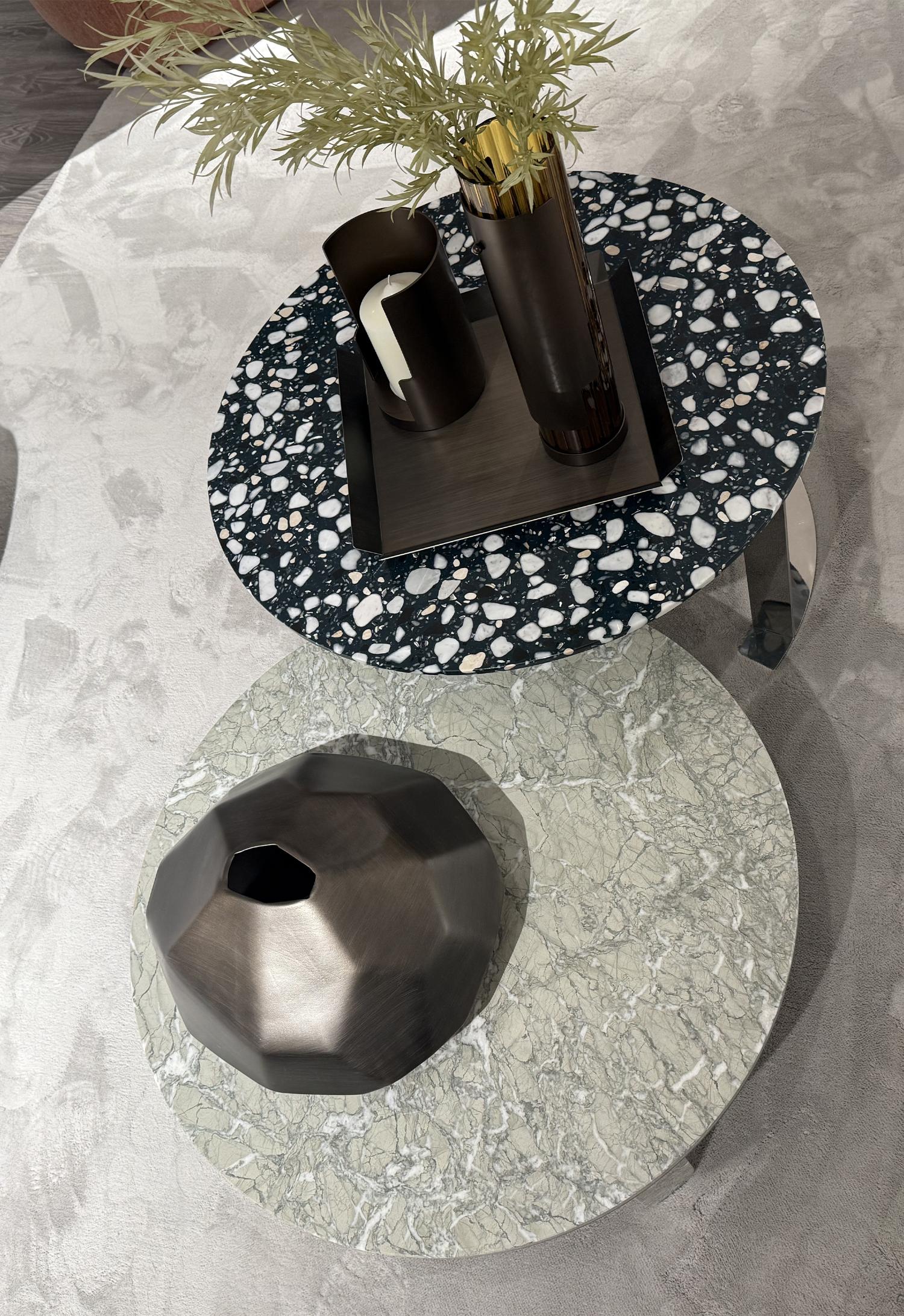 Mesa de Centro Baixa Redonda Cami