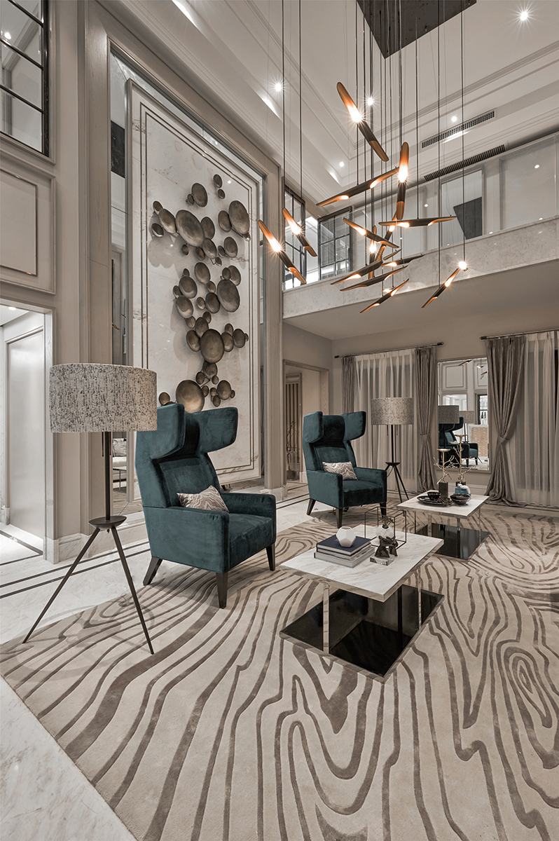 Candeeiro suspenso tom profundo - 23