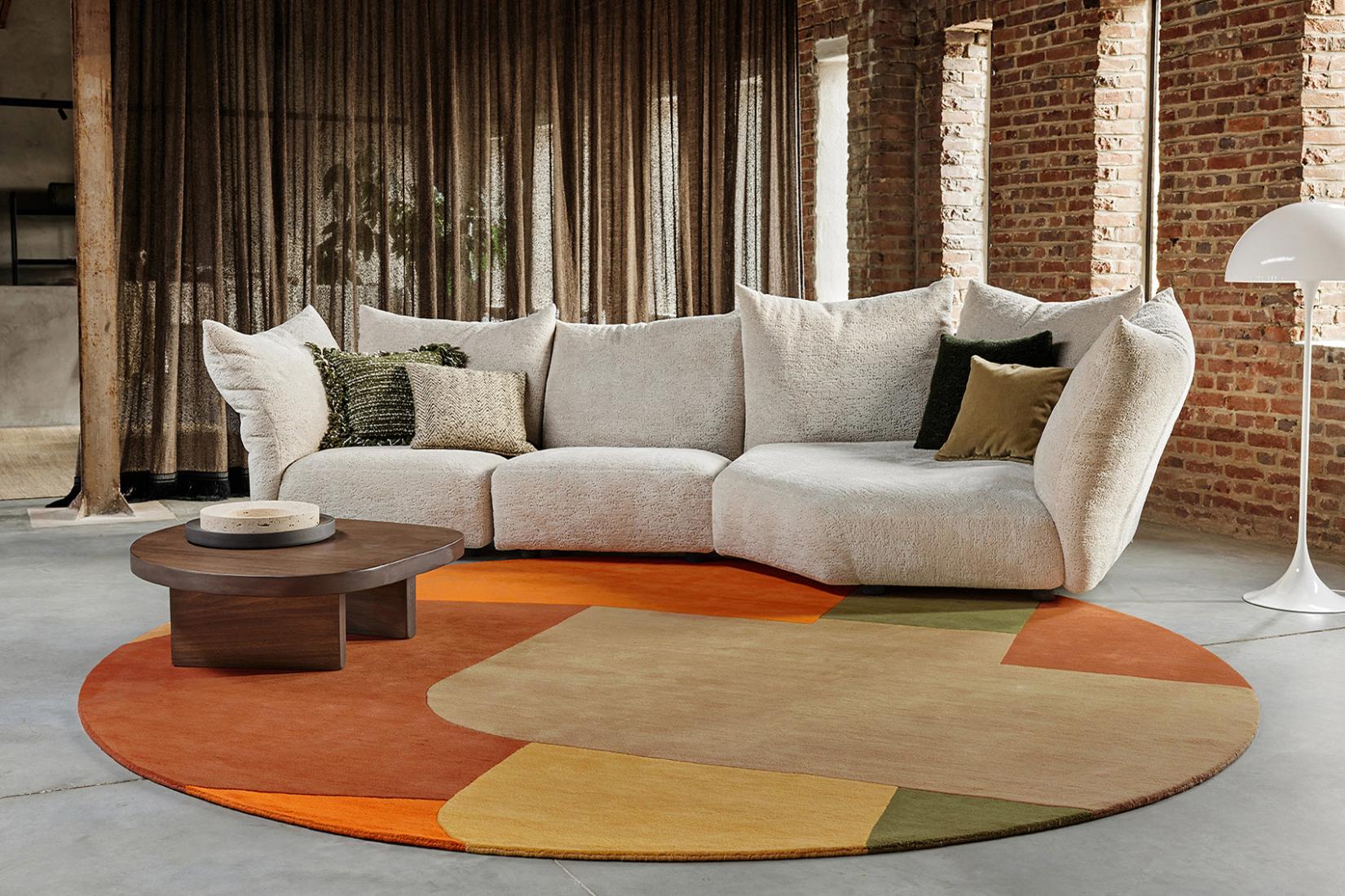 Tapete Redondo Blueprint