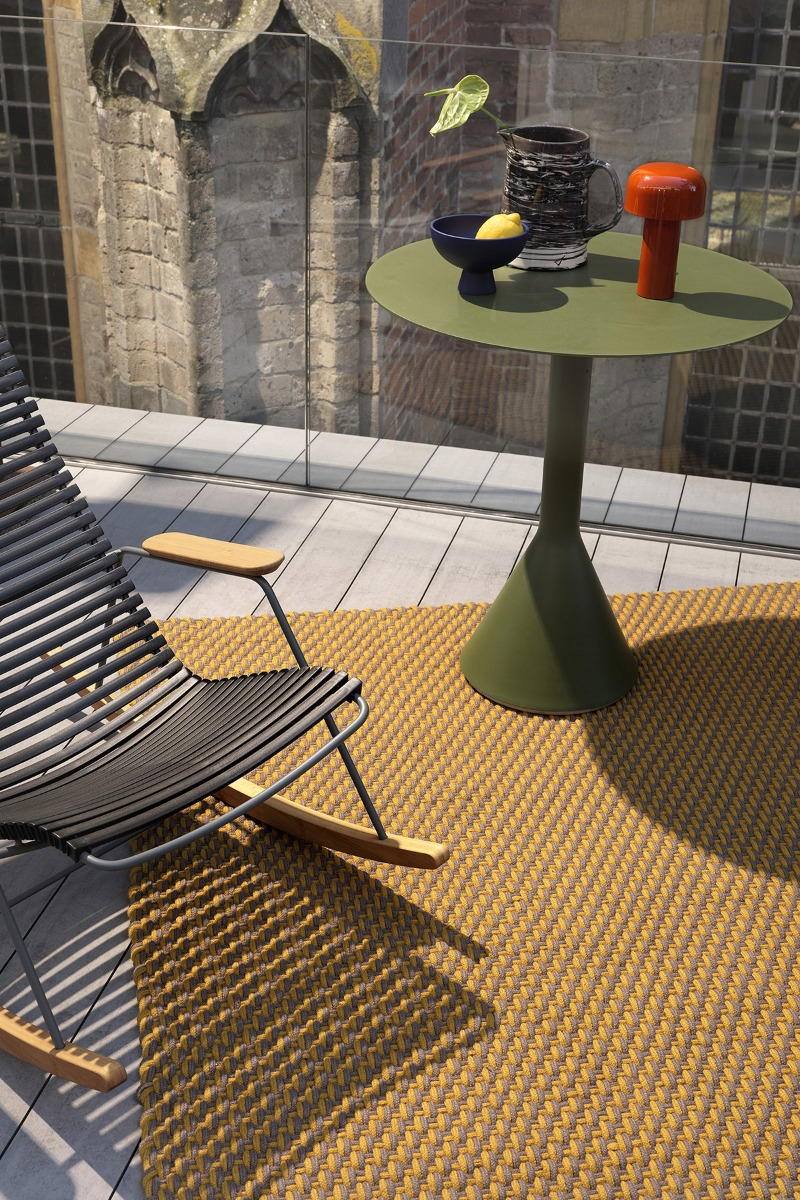 Tapete Lace Mostarda-Taupe Exterior