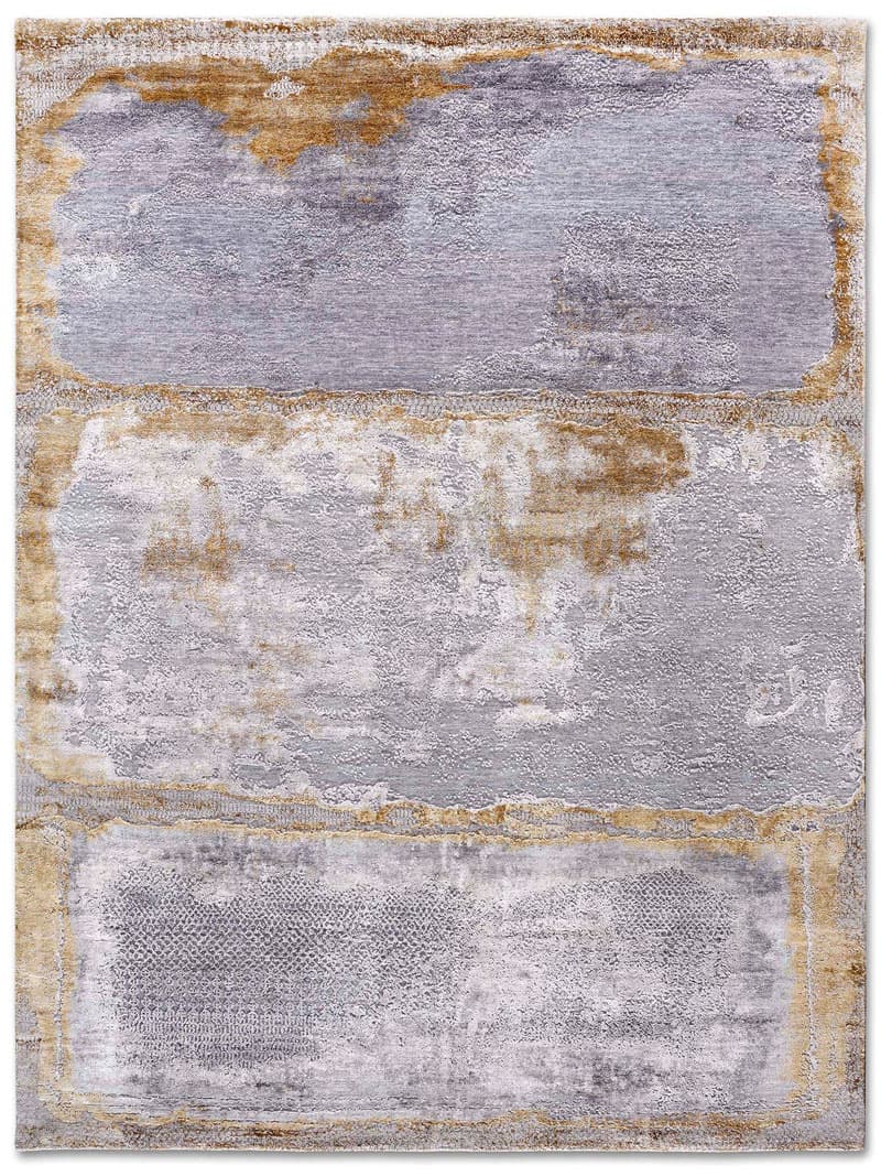 Tapete Silver White Cinzento Tecido à Mão | Tamanho: 140 × 210 cm