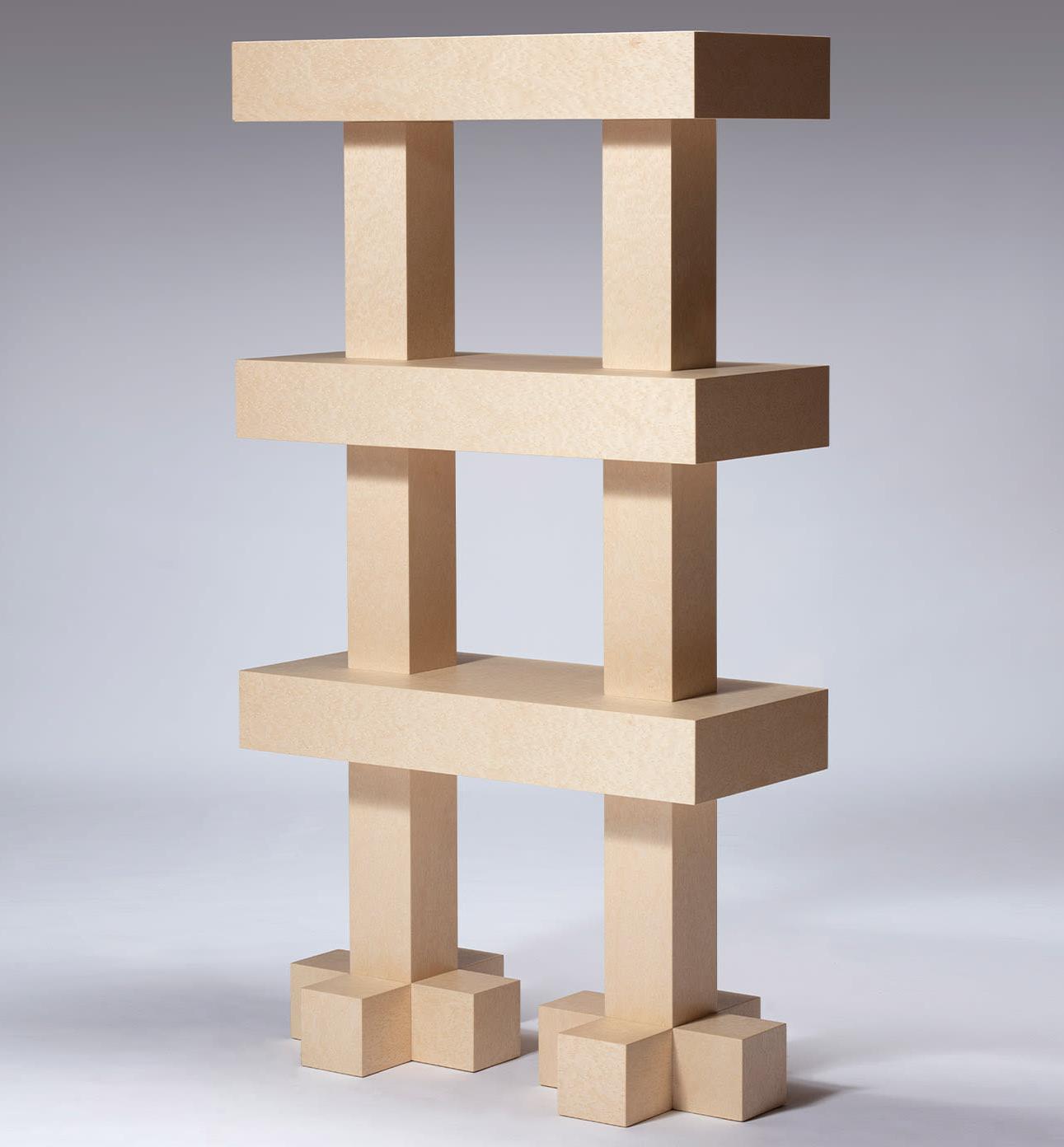 Estante Contemporânea em Madeira