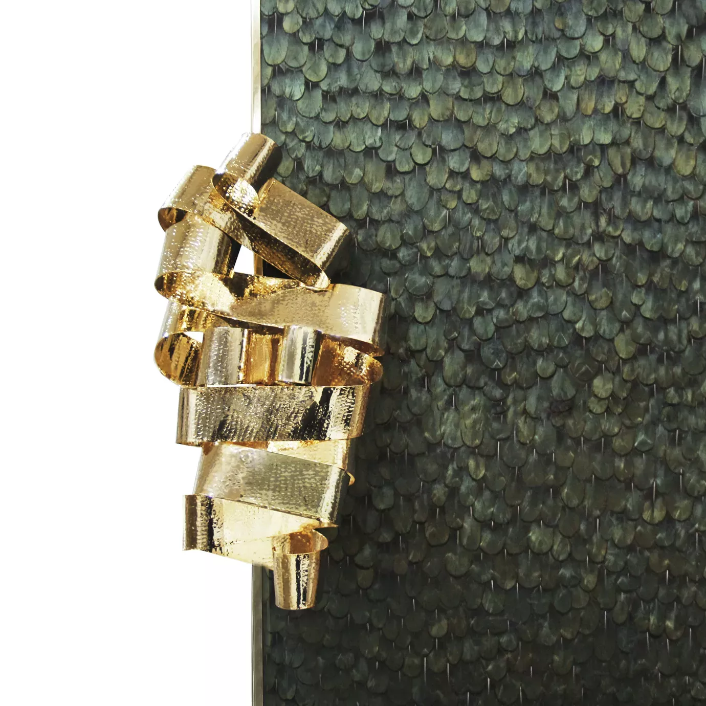 Roupeiro pena pavão Mirage