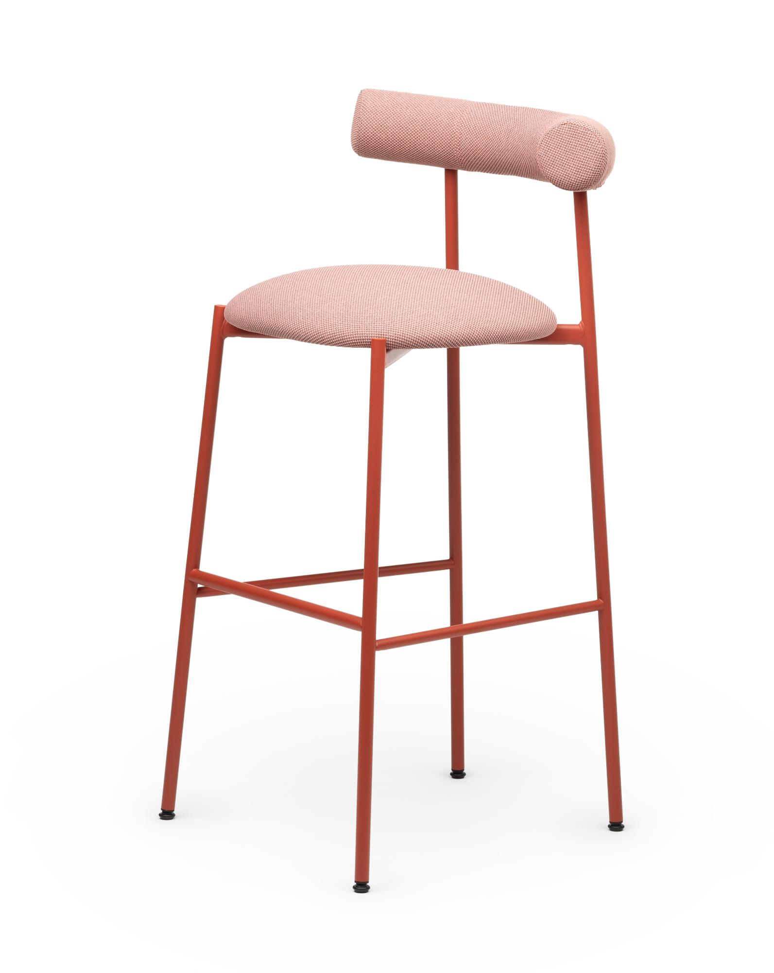 Banco de Bar Pampa SG-80 Rosa