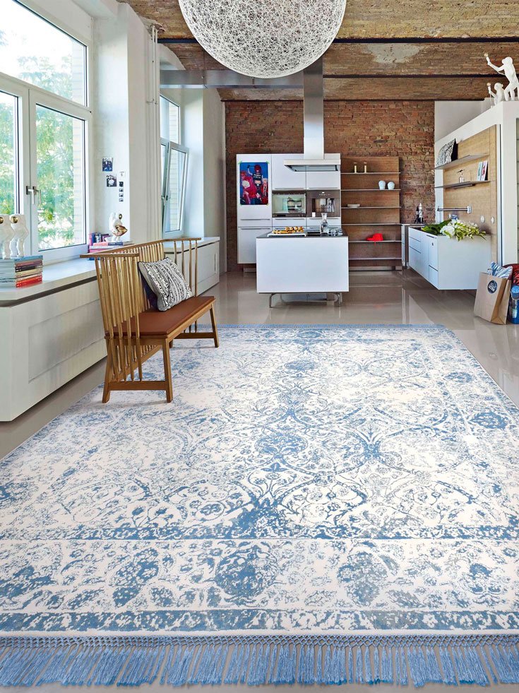 Tapete Light Blue Luxury | Tamanho: 274 × 365 cm