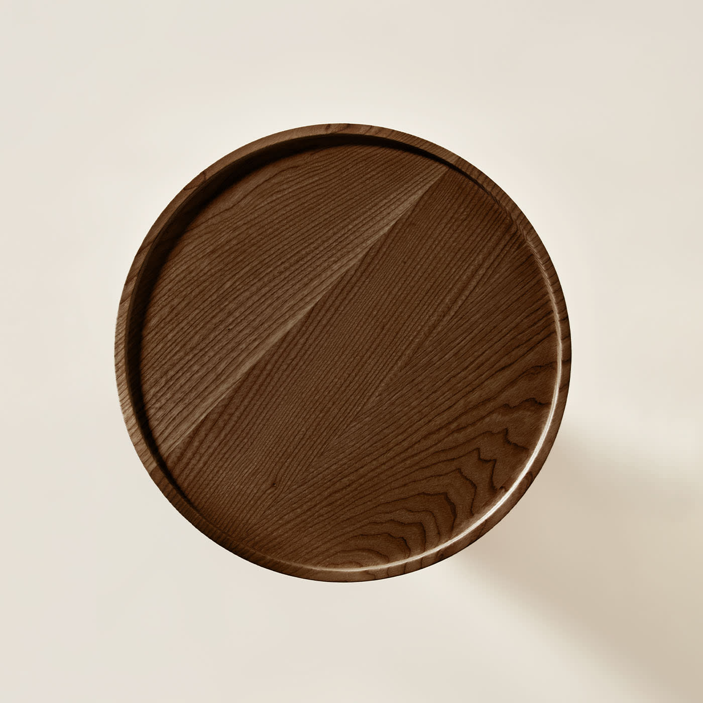 Mesa de Centro Freixo Castanho Capitello | Dimensões: Ø 55 cm