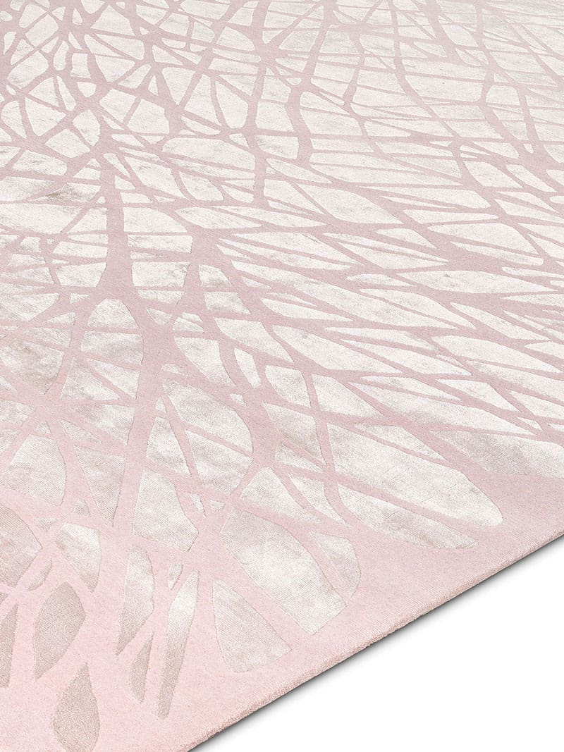 Tapete Dresden Rosa Luxury Feito à Mão