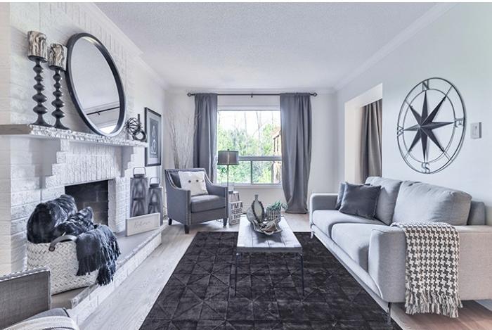 Tapete Triangles Antracite