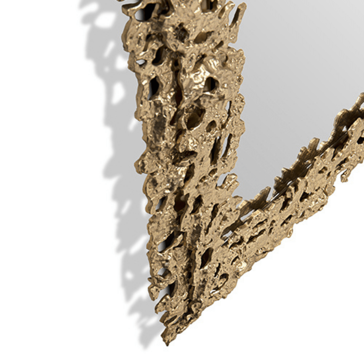 Espelho retângulo fluxo vulcão